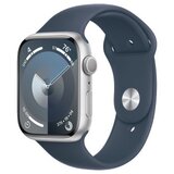Apple Watch S9 GPS 45mm Silver Alu Case w Storm Blue Sport Band -M/L | Eponuda.ba