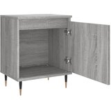  Noćni ormarić siva boja hrasta 40x30x50 cm konstruirano drvo | Eponuda.com