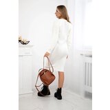 Kesi Striped sweater dress ecru | shoptok.hr