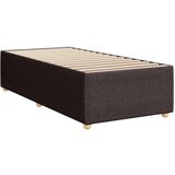  Krevet s oprugama i madracem tamnosmeđi 90 x 200 cm od tkanine | shoptok.hr