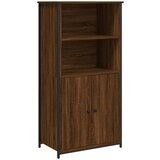 Maison Chic Visoka omara - Komoda - Predalnik rjavi hrast 62x36x121,5 cm inženirski les, (21721597) Cene