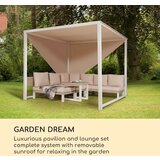 Blumfeldt Havanna Pavillon & Lounge-Set, 270x230x270cm, 4 dvojni sedeži, bela - | Shoptok.si
