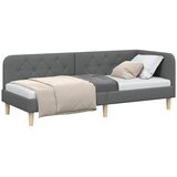  Kutni okvir kreveta Tamno siva 80 x 200 cm tkanina | shoptok.hr