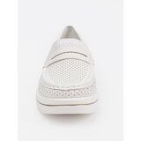 GOODIN White loafers with a thick sole | shoptok.hr