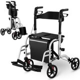 UNIPRODO 2-v-1 rehabilitacijska hojica hojica s funkcijo vozička, zložljiva z vrečo do 136 kg, (21208135) | Shoptok.si