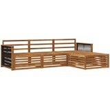  Set vanjskih sofa Prirodna 249 x 162,5 x 73 cm | shoptok.hr
