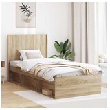 vidaXL Uzglavlje Hrast sonoma Konstruirano drvo - Hrast sonoma 100 cm | shoptok.hr