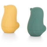 Petite&Mars Love Birds igrača za v vodo 6 m+ Ochre Green 2 kos | Shoptok.si