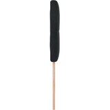  LED Uzglavlje Duže Pamučno Crno 90 cm Baršun | shoptok.hr