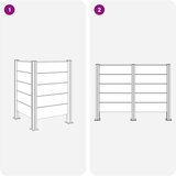  Ograja za koš za smeti Rjava 85 x 85 x 115 cm Aluminij in WPC, (5000241923) | Shoptok.si