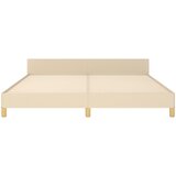  Okvir za krevet bez madraca krem 180 x 200 cm od tkanine | Eponuda.com