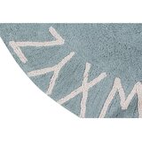 Lorena Canals Svijetlo plavi periv/ručno rađen pamučan dječji tepih ø150 cm ABC Vintage Blue – | shoptok.hr