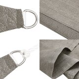  Jedro za zaštitu od sunca 160 g/m² pravokutno 4x6 m HDPE | shoptok.hr