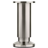 WALTECO Teleskopska pohištvena noga (Š x Do: 3,8 x 3,8 cm, Premer: 3,8 cm, Nastavitev višine: 12 cm - 13,5 cm, Nosilnost izdelka: 250 kg, Aluminij, Nikelj) Cene