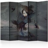  Paravan u 5 dijelova - Covered in feathers II [Room Dividers] 225x172 Cijene