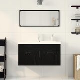 Set namještaja za kupaonicu 3 kom. Crni hrast Konstruirano drvo | shoptok.hr