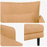  Preveliki šezlong Bež Bouclé - Bež 71 cm | shoptok.hr