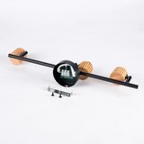  Brilagi - Spot svetiljka BASKLITE 3xE27/15W/230V drvo/crna | Eponuda.com