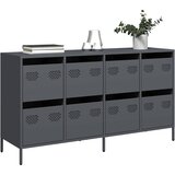  Komoda antracit 135x39x73,5 cm hladno valjani čelik | shoptok.hr