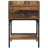 vidaXL Noćni ormarić Staro drvo 40 x 29 x 60 cm Konstruirano drvo | shoptok.hr