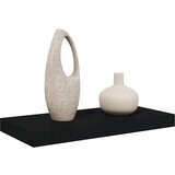  Plutajuća zidna polica crna 50 x 23 x 3,8 cm MDF | Eponuda.ba