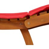  Ležaljka za sunčanje 2 pcs Crvena Čvrsto drvo akacije | shoptok.hr