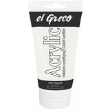  Akrilna boja el greco 150 ml titanium white Cene