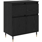  Kreveta Crni hrast 60 x 35 x 70 cm Obrađeno drvo i čelik | shoptok.hr