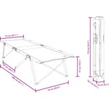 vidaXL zložljive sončne postelje s torbami 2 kosa vojaško zelene 600D Oxford blago | Shoptok.si