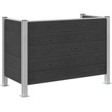  Ograda za kante za smeće Siva 161 x 85 x 115 cm Aluminij i WPC | shoptok.hr