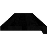  Gazišta stepenice 12 kom tamnosmeđi 100x25x2 cm masivna hrast | shoptok.hr