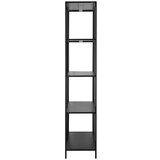 Støraa Črn kovinski regal 75x180 cm Charleston – | Shoptok.si