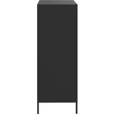 vidaXL Visoka komoda crna 68 x 39 x 101,5 cm od čelika | shoptok.hr