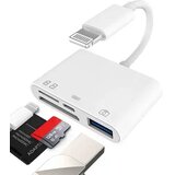 Kettz Lightning čitač kartica 4u1 1*USB3.0+1*SD+1*TF+1*TIP C Cene
