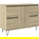 Maison Chic Kopalniška omarica - Kopalniški kabinet sonoma hrast 80x33x60 cm inženirski les, (21794861) | Shoptok.si