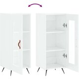 vidaXL Komoda sjajna bijela 34 5 x 34 x 90 cm od konstruiranog drva | shoptok.hr