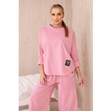 Kesi Women's set sweatshirt + pants Punto - dark powder pink Cijene