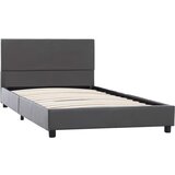  Okvir za krevet od umjetne kože sivi 90 x 200 cm | shoptok.hr