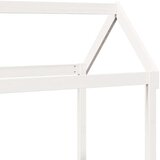  Dnevni krevet s krovom bez madraca bijeli 80x200cm masivno drvo | shoptok.hr