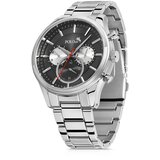 Polo Air Men's Wristwatch Silver-Black Color