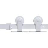 vidaXL Klizna vrata s okvirom 'ORKDAL'od masivnog drva i stakla | shoptok.hr