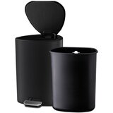 Joseph Joseph Mat crna željezna kanta za smeće s pedalom 5 l EasyStore Luxe – | shoptok.hr