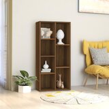 vidaXL Knjižna omara rjavi hrast 50x25x106 cm | Shoptok.si