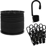  Bungee užadi s kukama 8 mm Crna PP i guma | shoptok.hr
