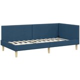 vidaXL Kutni okvir kreveta Ostalo s uzglavljem Plava 100 x 200 cm | shoptok.hr