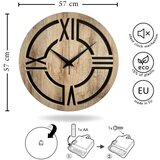 Styler Stenska ura ø 57 cm Ethan – | Shoptok.si