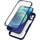 AVIZAR Ovitek iPhone 12, zadnji del iz pleksiglasa z modr obroba, (20616852) | Shoptok.si