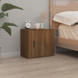 vidaXL Stenska nočna omarica rjavi hrast 50x30x47 cm Cene