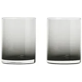 Set od 2 crne čaše Mera, 220 ml