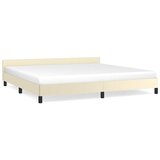  Okvir kreveta s uzglavljem bez madraca krem 200x200 cm | Eponuda.com